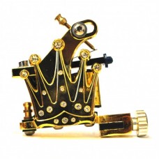Gold Crown Tattoo Machine
